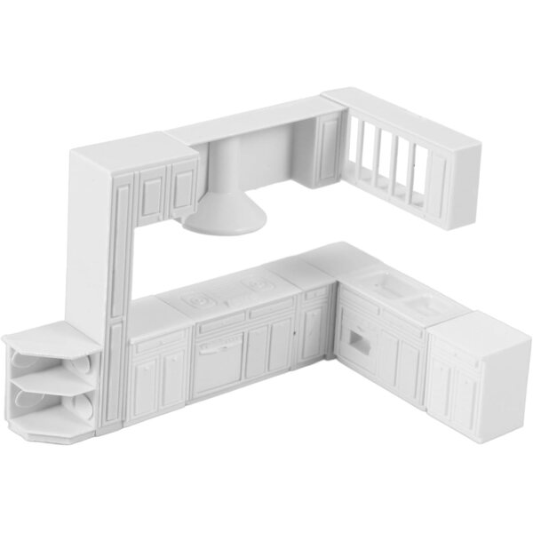 VICASKY 2 Sets realistische Miniatur-Küchenmöbel für Puppenhäuser, 11 x 7 x 7 cm