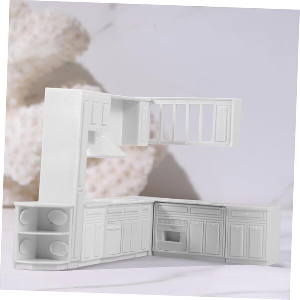 VICASKY 2 Sets realistische Miniatur-Küchenmöbel für Puppenhäuser, 11 x 7 x 7 cm