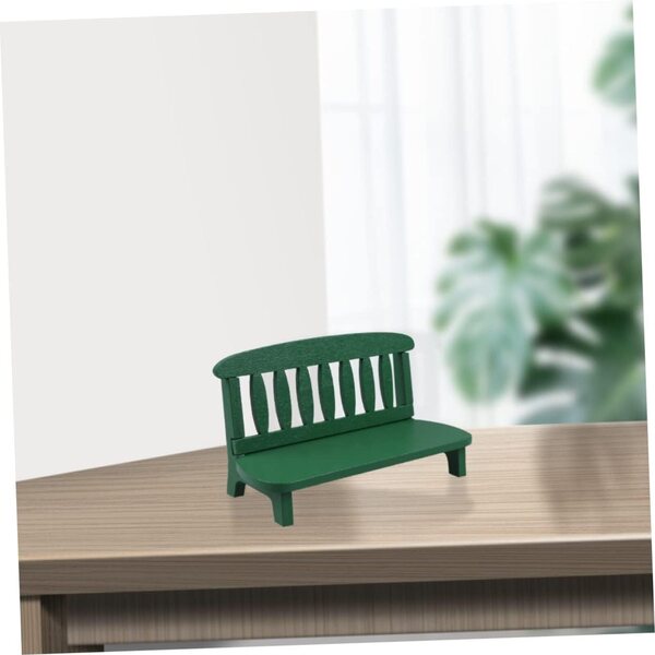VICASKY Set mit 2 Mini-Vintage-Holzstühlen für die Dekoration zu Hause, im Büro und in der Bar