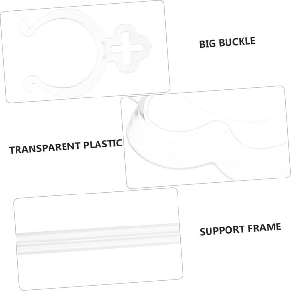 Base Trasparente per Bambola 10 Pezzi - Organizer Resistente e Pratico per Bambini
