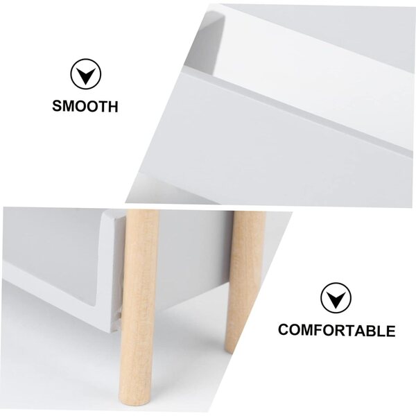 VICASKY mini scaffale in legno multistrato realistico per casa delle bambole 12x8 cm