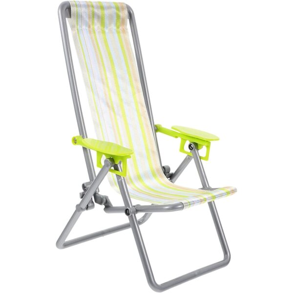 VICASKY Set 3 Sedie da Spiaggia in Miniatura Pieghevoli per Case delle Bambole