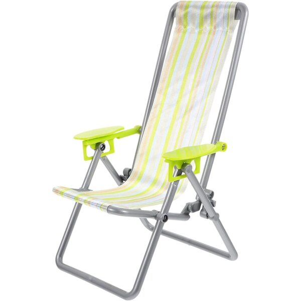 VICASKY Set 3 Sedie da Spiaggia in Miniatura Pieghevoli per Case delle Bambole
