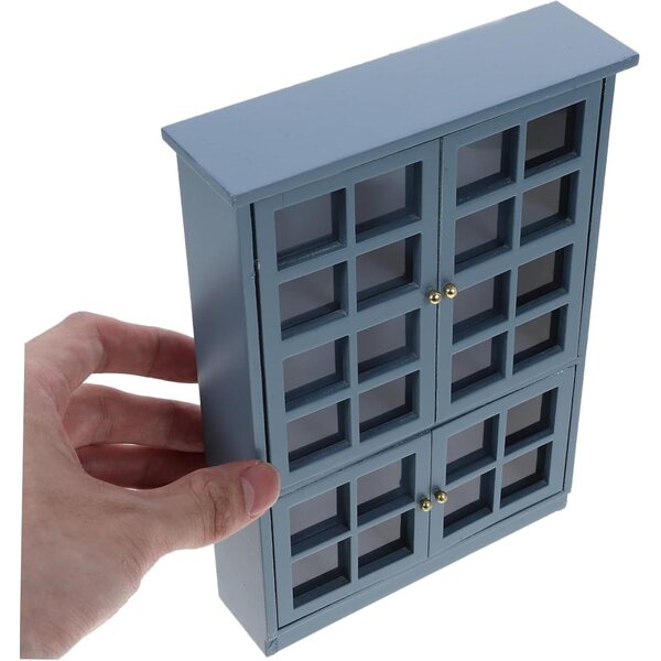 VICASKY Armadio in Miniatura in Legno per Casa delle Bambole Decorazione Miniature