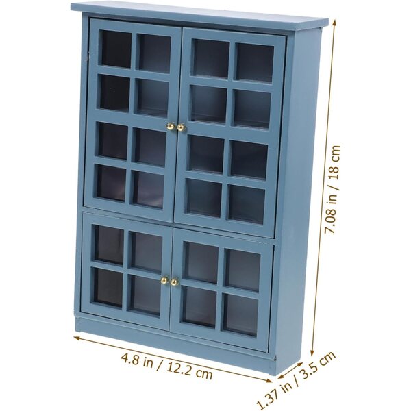 VICASKY Armadio in Miniatura in Legno per Casa delle Bambole Decorazione Miniature