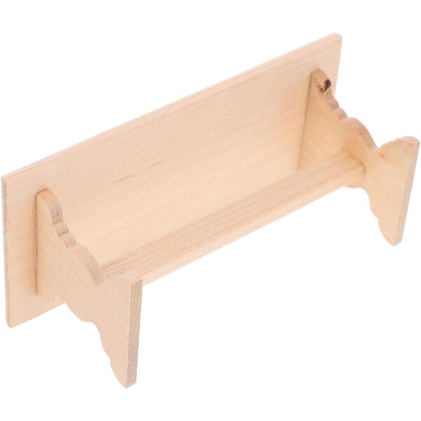 VICASKY Panca in Legno Miniatura per Casa delle Bambole - Mobili in Miniatura Realistici