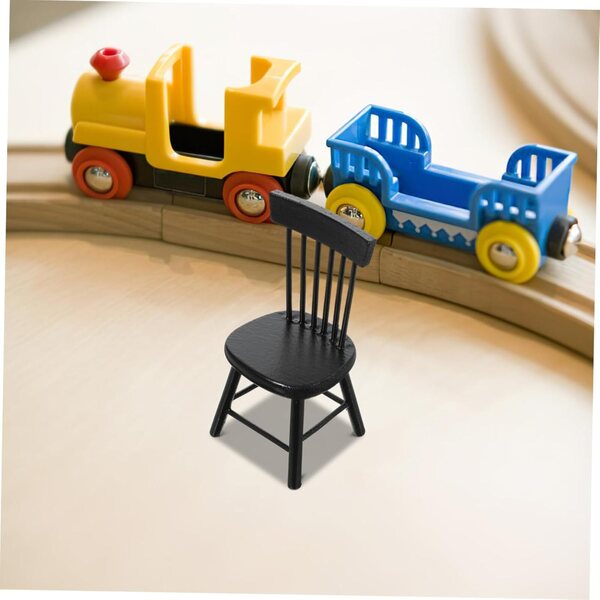 VICASKY Sedie in Miniatura in Legno per Casa delle Bambole, Eleganti e Resistenti