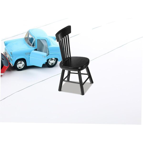 VICASKY Sedie in Miniatura in Legno per Casa delle Bambole, Eleganti e Resistenti