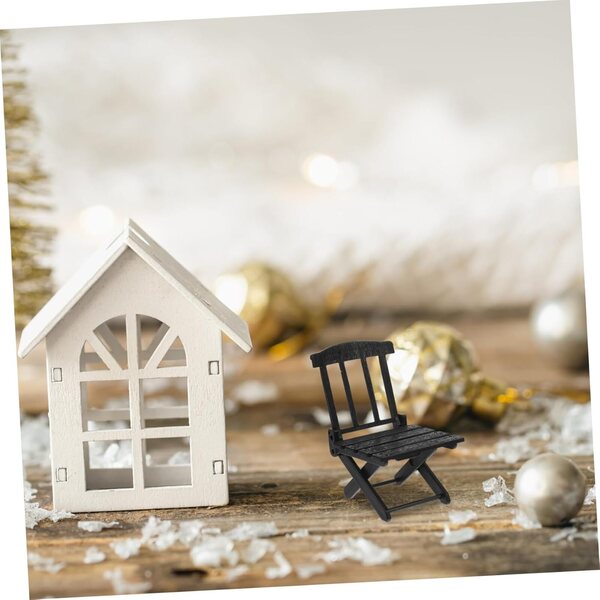 VICASKY 12 Miniatur-Strandstühle für kreative Dekorationen im Puppenhaus