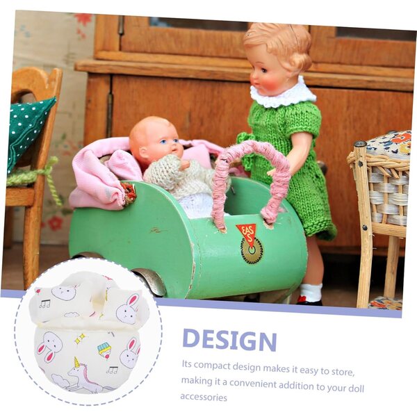 VICASKY Beige Schlafsack für Puppen – Set mit 5 weichen und widerstandsfähigen Teilen