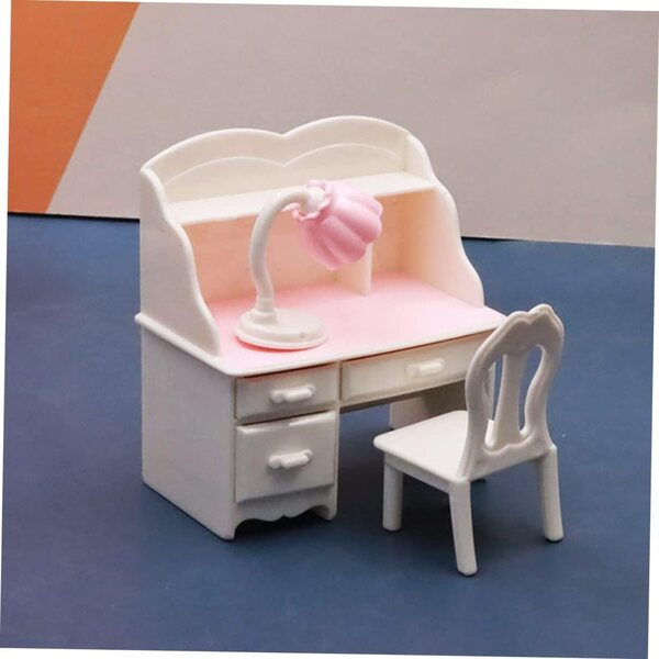 VICASKY Kit Casa delle Bambole Miniatura con Mobili in Legno e Accessori Decorativi