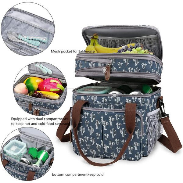 Borsa termica Pyhodi impermeabile per spesa e pranzo, isolamento fino a 5 ore