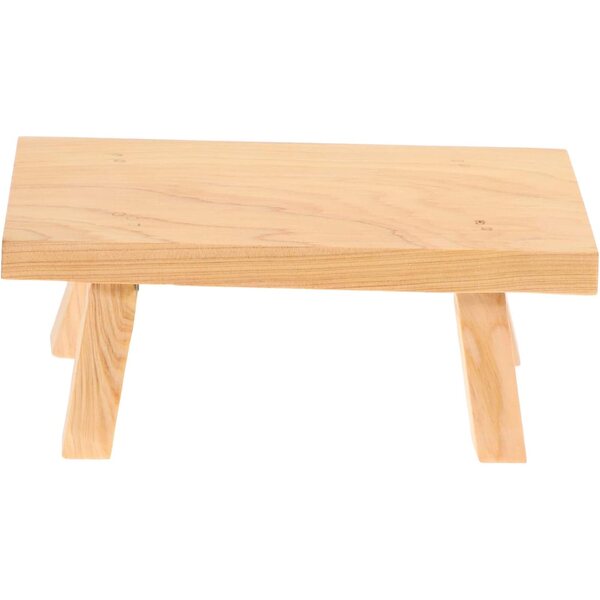 Garneck Sgabello in Legno Mini da Esposizione 14x5,5x5 cm Base per Vasi e Decorazioni