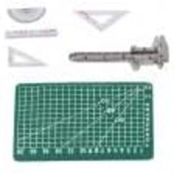 Set Righelli Miniatura per Case delle Bambole Scala 1:12 - Kit Accessori Scolastici