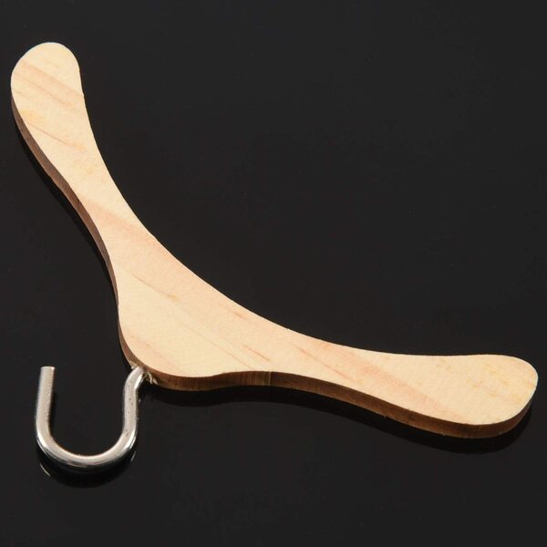 10 Kleiderbügel aus natürlichem Holz für 1/4-BJD-Puppen – elegant und praktisch