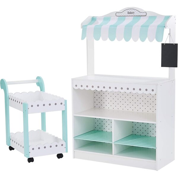 My Dream Panetteria dessert stand bianco e benzina con 18 dolcetti - Teamson Kids