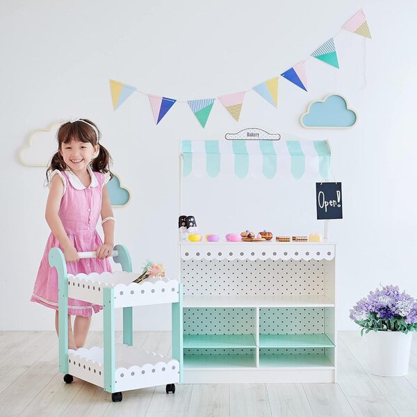 My Dream Panetteria dessert stand bianco e benzina con 18 dolcetti - Teamson Kids