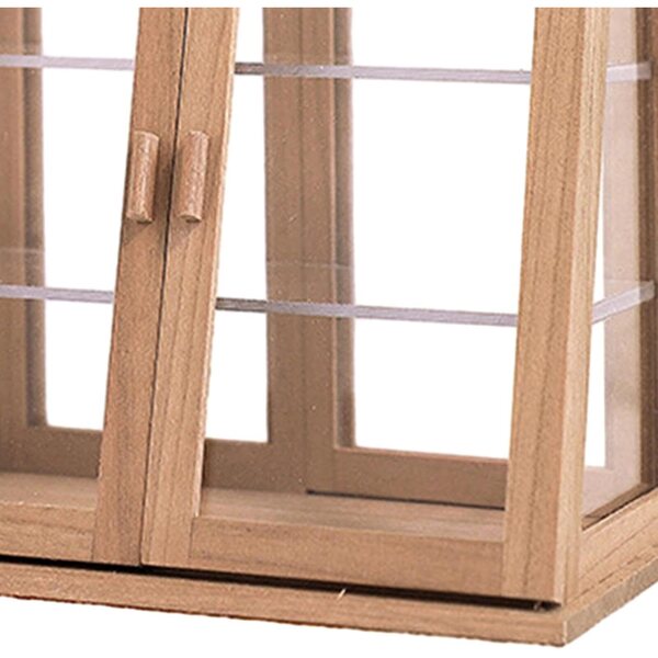 1/6 1/12 Miniatur-Kommode aus Holz für Puppenhaus, detaillierte und realistische Bäckerei-Vitrine