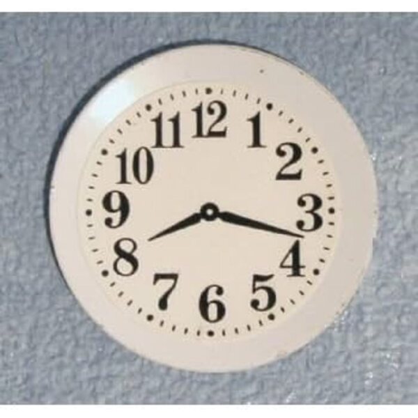Streets Ahead Plate Clock orologio piatto scala 1:12 per casa bambola vintage