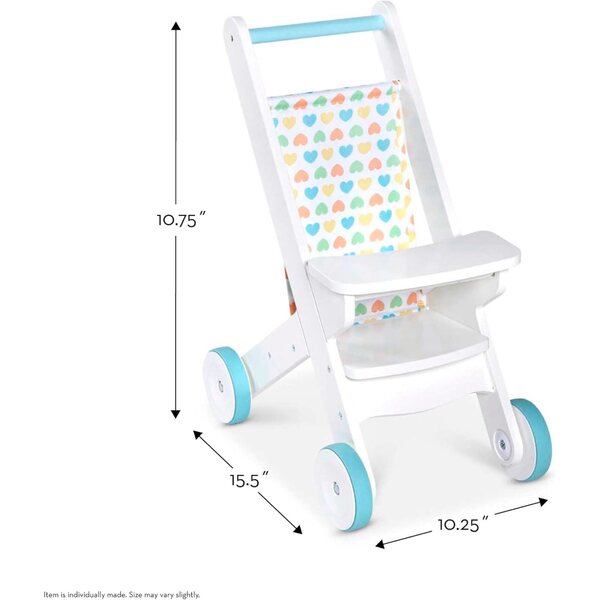 Melissa & Doug Mine to Love Holzspielbett für Puppen bis 20 Zoll