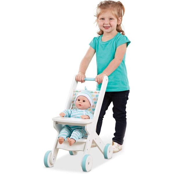 Melissa & Doug Mine to Love Holzspielbett für Puppen bis 20 Zoll
