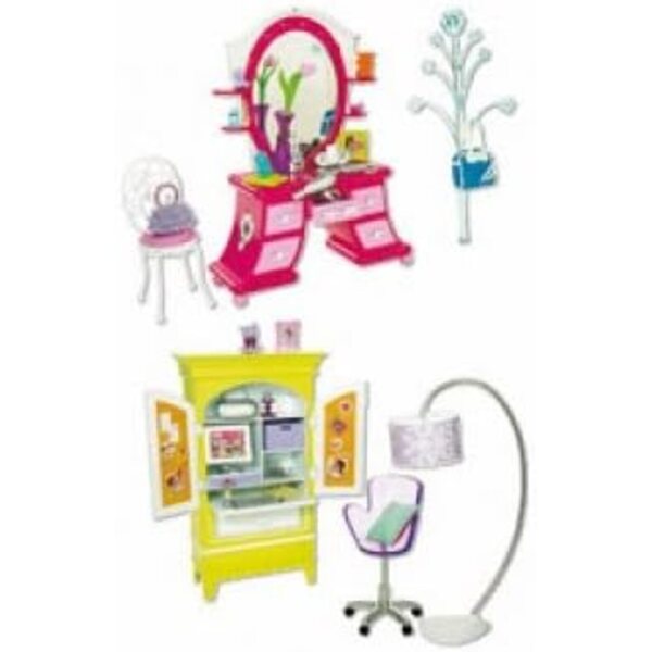 Barbie Mobili Deluxe Set Assortiti per Arredare la Casa dei Sogni