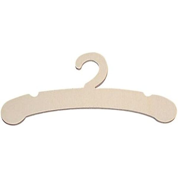 Armadio in Legno di Chopo per Bambole Greca Crudo da Decorare 40x20x76 cm