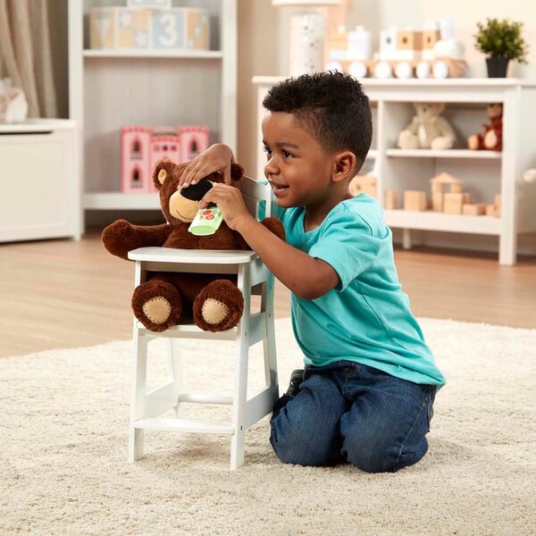 Melissa & Doug Mine to Love Hochstuhl aus Holz für Puppen bis 51 cm