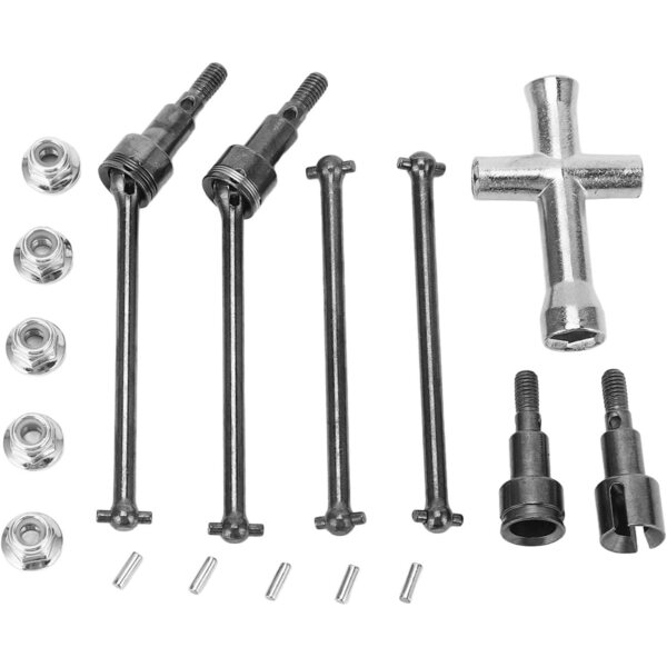 Kurbelwellensatz vorne und hinten aus Stahl für RC Car 1/16 CHICIRIS