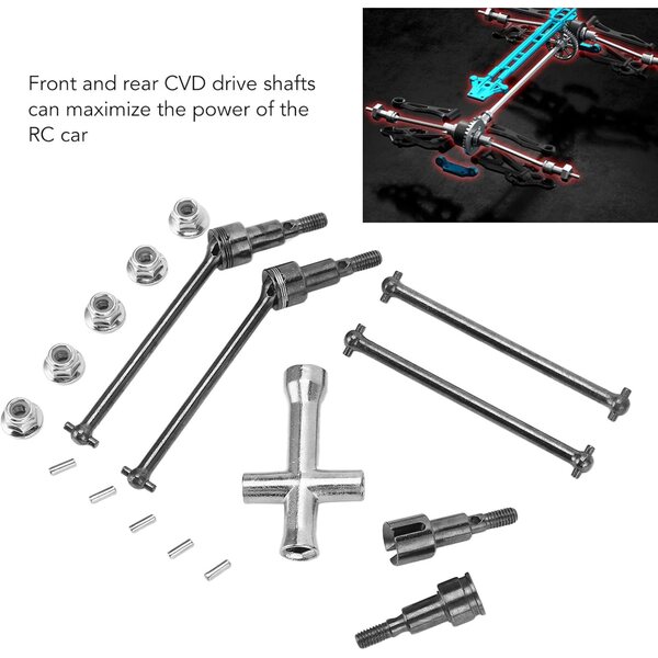 Kurbelwellensatz vorne und hinten aus Stahl für RC Car 1/16 CHICIRIS