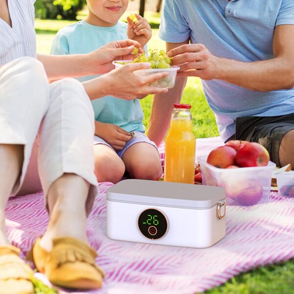 1000 ml wiederaufladbare tragbare elektrische Lunchbox mit 16000 mAh EU-Akku