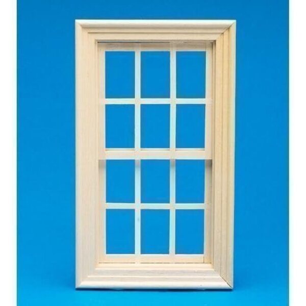 Finestra scorrevole in legno funzionante per case delle bambole 1/12 Dolls House Emporium
