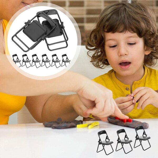 Klappstuhlförmiger Handyhalter – einzigartiges Design für Schreibtisch und Reisen
