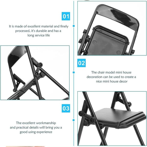 Klappstuhlförmiger Handyhalter – einzigartiges Design für Schreibtisch und Reisen