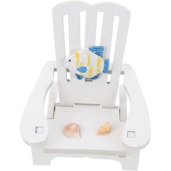 Cabilock Mini Sedia da Spiaggia Realistica per Casa delle Bambole e Decorazioni Giardino