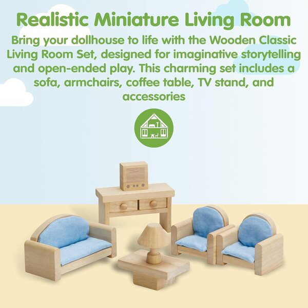 Set Verdure in Legno PlanToys con Coltello e Borsa, Gioco Educativo Sicuro
