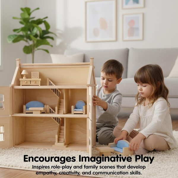 Set Verdure in Legno PlanToys con Coltello e Borsa, Gioco Educativo Sicuro