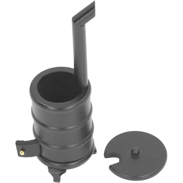 Picysa Mini-Holzofen 1:12 Schwarz für Puppenhaus, realistische Dekoration