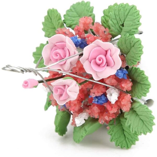 Miniatur-Hängevase für Puppenhäuser 1:12 aus Kunstharz – Masyrt