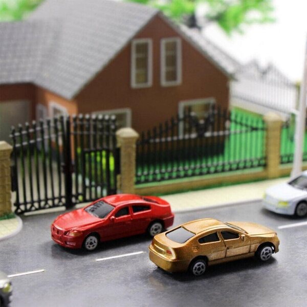 50 Luwecf-Automodelle im Maßstab 1:75 – farbiger Kunststoff für TT und HO