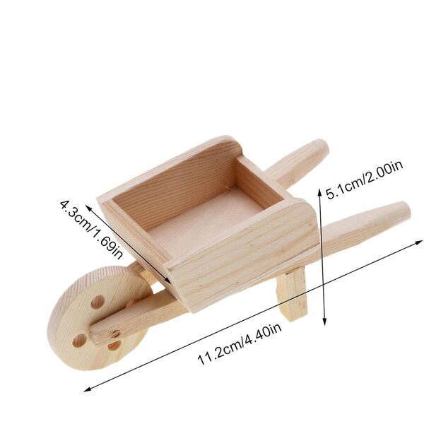 Puppenhausmöbel aus Holz, 11x5cm Miniaturen, Miniaturdekoration
