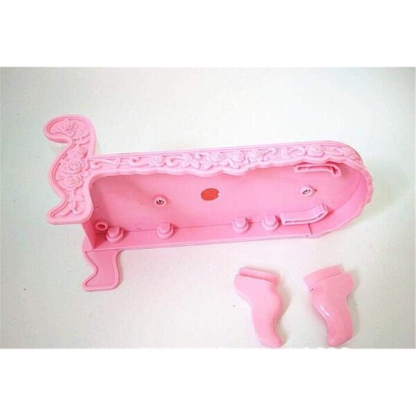 Umweltfreundliches Kunststoffsofa für Uteruik-Puppenhaus, 19 x 6,5 x 11,5 cm