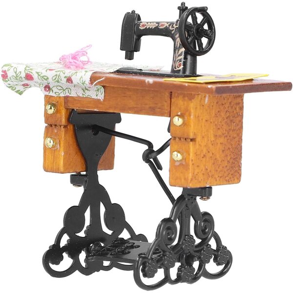 1:12 Miniatur-Nähmaschine für Vintage- und moderne Puppenhäuser