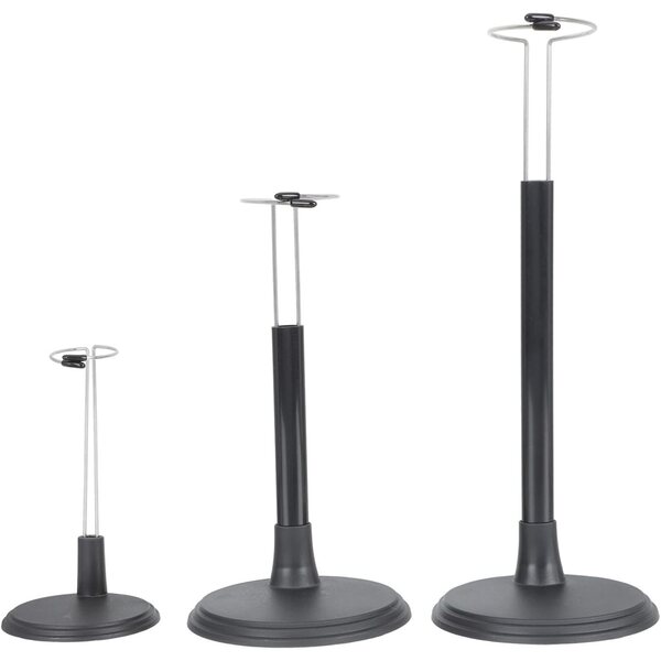 CLISPEED Set 3 Supporti per Bambole Stabili in Acciaio e PVC per Esposizione Interna
