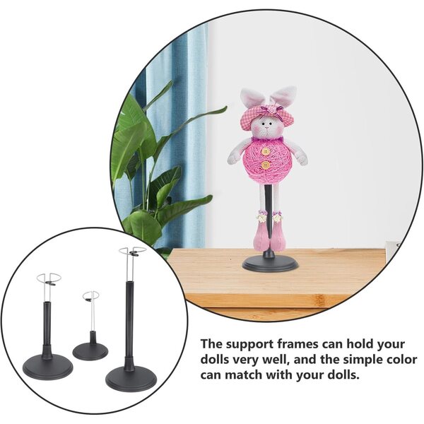 BESPORTBLE Supporto per Bambole e Action Figure 3 Pezzi - Telaio Resistente da 20 a 35 cm