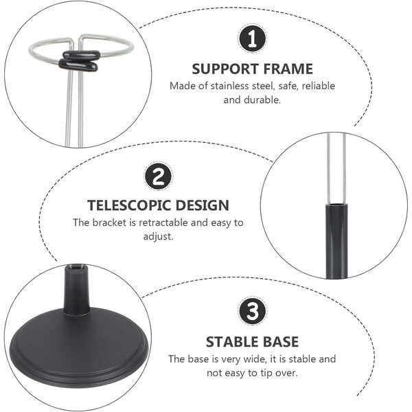 BESPORTBLE Supporto per Bambole e Action Figure 3 Pezzi - Telaio Resistente da 20 a 35 cm
