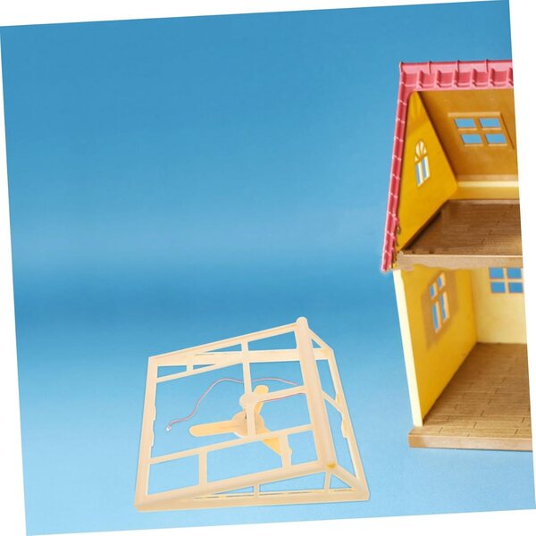 BESPORTBLE Kit Tetto Casa delle Bambole in Miniatura Beige per Protezione Antipolvere
