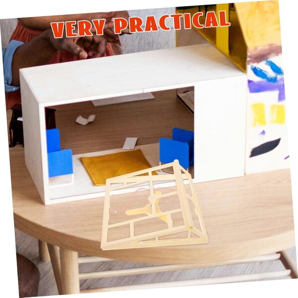 BESPORTBLE Kit Tetto Casa delle Bambole in Miniatura Beige per Protezione Antipolvere