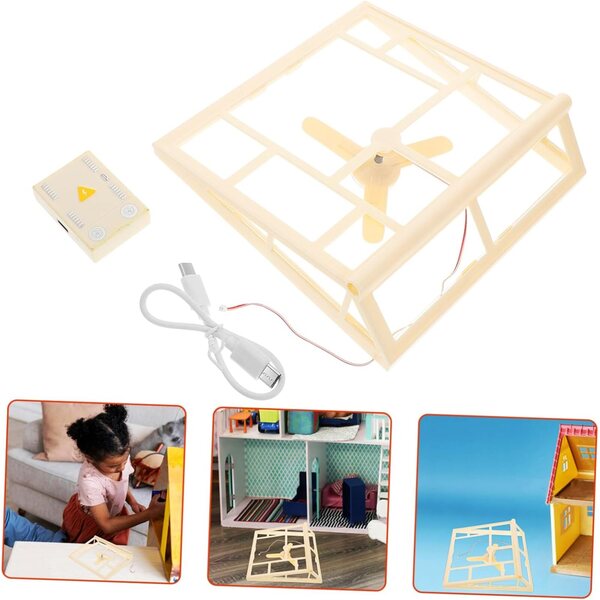 BESPORTBLE Kit Tetto Casa delle Bambole in Miniatura Beige per Protezione Antipolvere