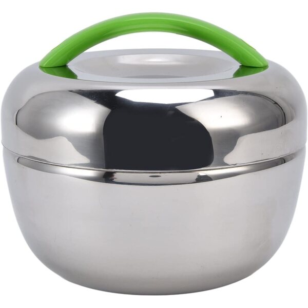 Box Pranzo Termico 1L in Acciaio Inox 2 Strati per Scuola e Ufficio Beufee